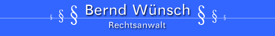 Berlin Steglitz-Zehlendorf / Rechtsanwalt Bernd W�nsch
